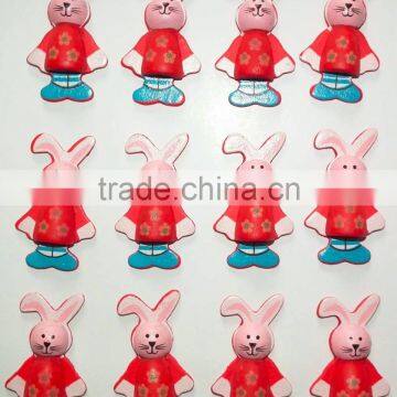 Hand Painted Wooden Ladybug Ladybird Stick On