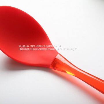 Cooking Baking Tool Flat Turner Silicone Soup Ladle photo-5