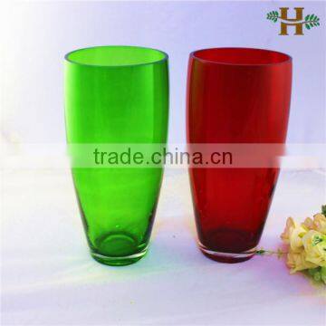 Hand Made Round Opening Glass Vase
