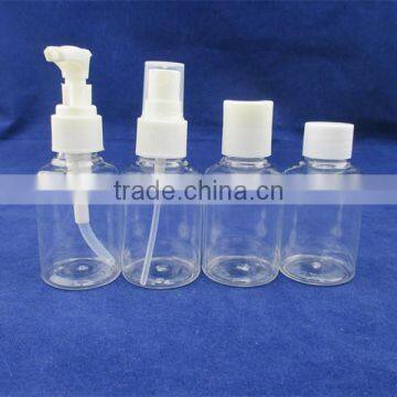 4pcsplastic Transparent Travel Bottle Set Travel Bottle Kit Bottle Container photo-3