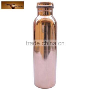 100 % Pure Copper YOGA Water Bottle | Leak Proof | Flask Yoga Health Benefits | Natural Alkaline Water Bottle photo-5