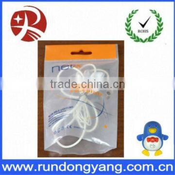 Customer printed plastic die cut bag for packing /card head bags