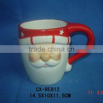 Ceramic santa mug