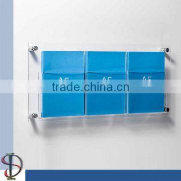 Clear Acrylic Wall Moun Brochure Holder