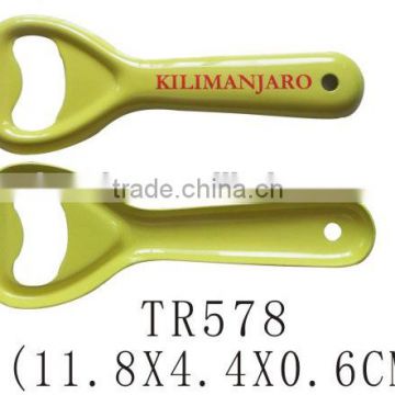 Customized logo plastic Y shape handheld bottle opener