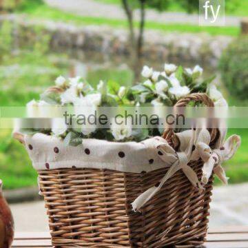 Shooting Props,rectangle Handmade Wicker Storage Basket photo-4