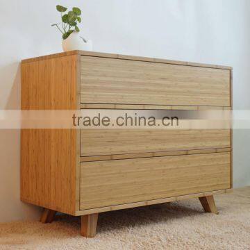 Bamboo material simple style modern kitchen cabinet