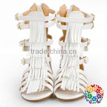 High Quality Wholesale Kids Toddler Knee High Gladiator Sandals photo-4