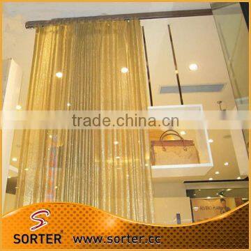 Metallic Cloth Dividing Curtains, Gold Sequin Fabric Cloth photo-2
