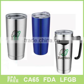 High quality Vacuum Insulated Travel Tumbler Cup 20oz Stainless Steel Tumbler