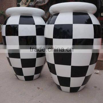Large Fiberglass Modern Garden Pot photo-2