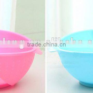 Plastic Folding Basket Drain Rack for Fruit,collapsible Colander Strainer photo-6