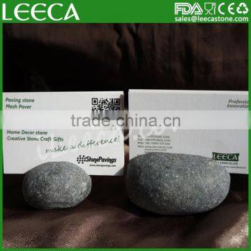 DIY High Quality Hot Sale Natural Beautiful Pebble Stone Creative Cardcase Crafts photo-3