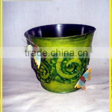 Metal Flower Pot Garden Home With 3D Metal Application Iron Flower Pot Stand photo-4
