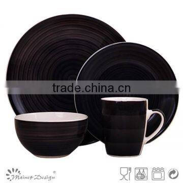 12pcs Handpainted Ceramic Dinner Set photo-3
