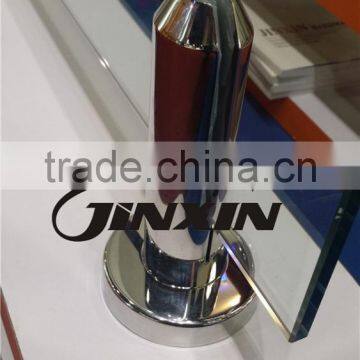 JINXIN Balustrade_outdoor 316 Stainless Steel Spigot Tempered Glass Railing photo-2