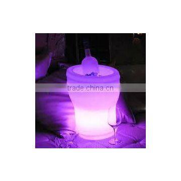 modern bar ice cooler led /LED wine pail /light up flower pot /plastic flower pot YM-LIB303040