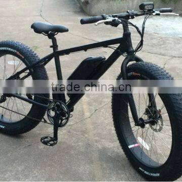 26 inch 350w electric fat tire snow bike