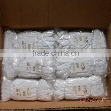 DDSAFETY 2017 Cotton Gloves 100% Bleach Cotton Interlock Gloves Mittens photo-2