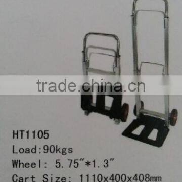 Hand Trolley HT1105 Two Wheel Aluminium Shopping Usage Hand Trolley HT1105