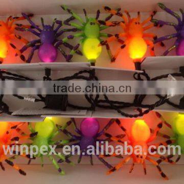 UL 10LED Spider Black wire halloween light string