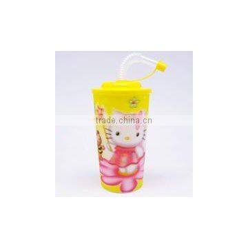 PP Hotsale Customer Request Color Plastic 3D Lenticular Cup photo-1