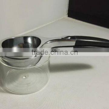 LM-106 Mirror Finish Lemon Squeezer With Rubber Soft Handle