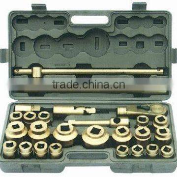 Non sparking heavy duty socket set