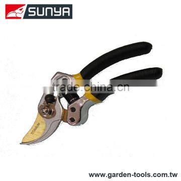 flower bypass aluminum forged hand cutting pruner scissors