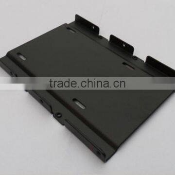 2.5" to 3.5" black aluminum SSD adaptor HDD bracket