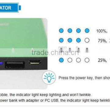 5000mAh Hot Selling Ultra Thin Power Bank With Power Switch photo-5