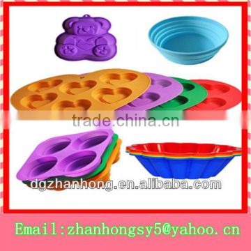 SGS and FDA colorful silicone kitchen utensils