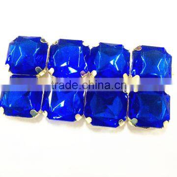 fashion decorative A class big stone square rhinestone shoe buckle