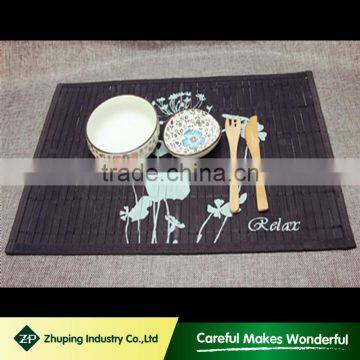 ANJI ZHUPING custmized bamboo placemats manufacturer in China