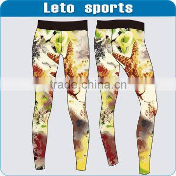 custom sublimation women legging,small MOQ legging moisture wicking leggings