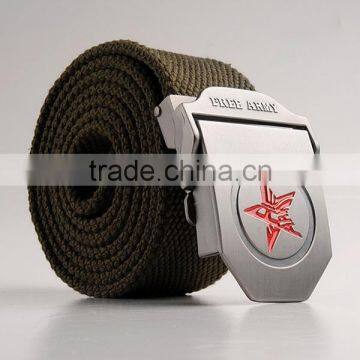 industrial canvas webbing belt for men