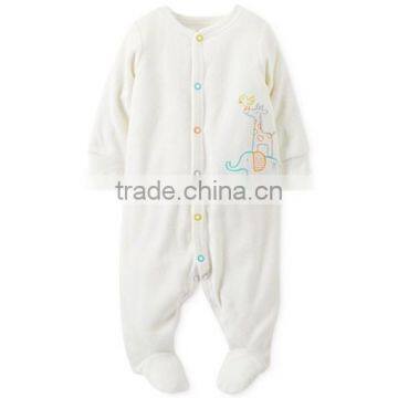 newborn baby jumpsuit, organic cotton knitted baby coverall