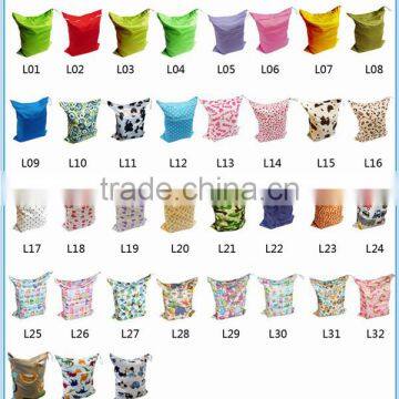 Washable Reusable Waterproof Cloth Diaper Wetbag, Zip-closure Wet Dry Bag,AI2 All in One Size Diaper Wetbag photo-5