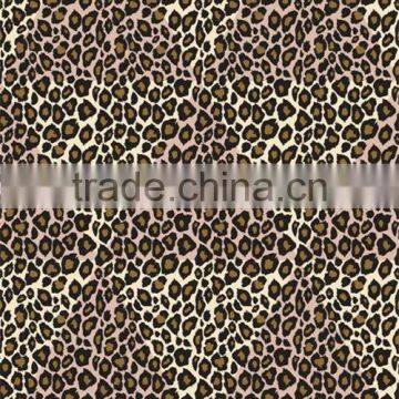 Leopard design stamped raschel blanket/mink blanket/piping blanket