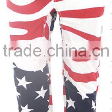 Mens Fashion Elastic 180g TC Washed Long Pants in Stock photo-2