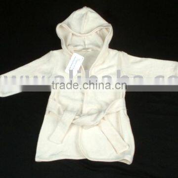 Organic Cotton Terry Baby Bathrobe