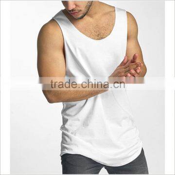 China Custom Comfortable Mens Blank Drop Armhole Tank Top