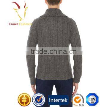 Custom Blend Cashmere Cardigan Sweater for Men photo-5