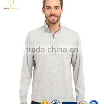 Winter Pullover Thick 1/4 Zip Up Knitted Men Sweater photo-4