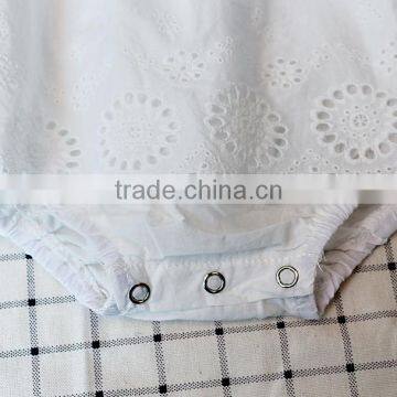 Toddler White Bubble Clothing Lace Ruffle Baby Newborn Gift Romper Baby Girl photo-4