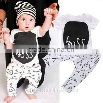 New Arrival Wholesale Children's Boutique Clothing Cute Baby Boy Clothes photo-4