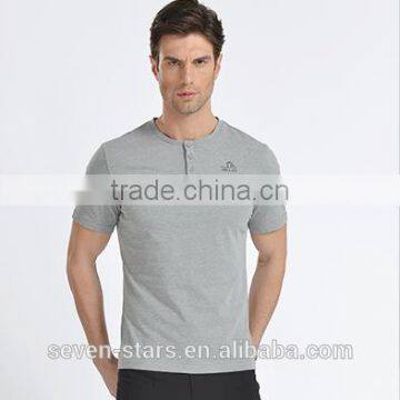 High Elasticity Fitness Clothing Blank T-shirt With Soft Fabric photo-3
