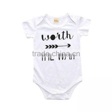 S17479A 2017 Army Green Newborn Baby Boy Clothes Romper T-Shirt Long Pants And Hat Outfits photo-4