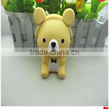 S80130A Korean Candy Colored Girls Coin Bags Women Key Wallets Cute Cartoon Silicone Mini Coin Purse photo-2