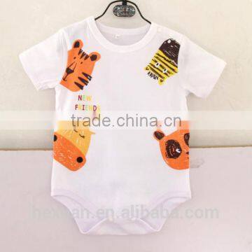 Animal Short Sleeves Baby Romper photo-5